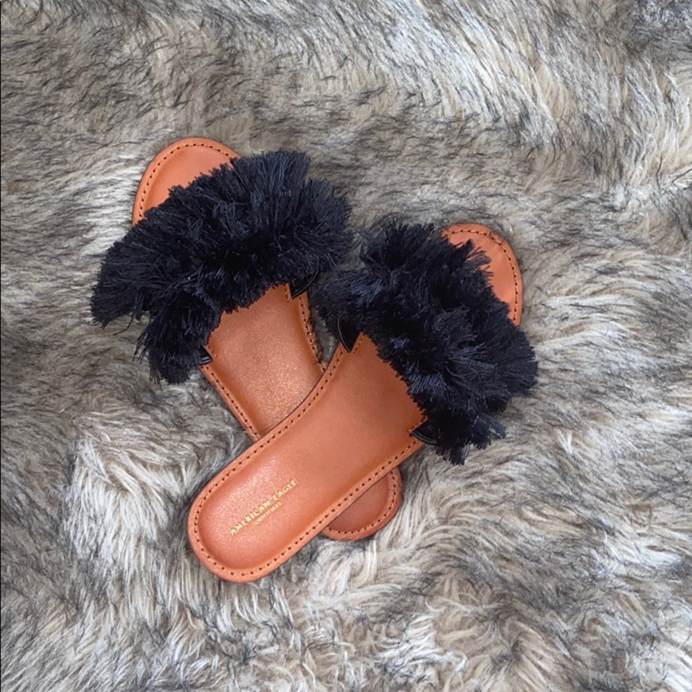 American Eagle tassel sandals